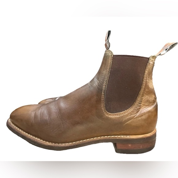 R.M Williams Craftsman Chelsea boot – caramel pull-up leather sz 8G 9 US - Picture 4 of 8